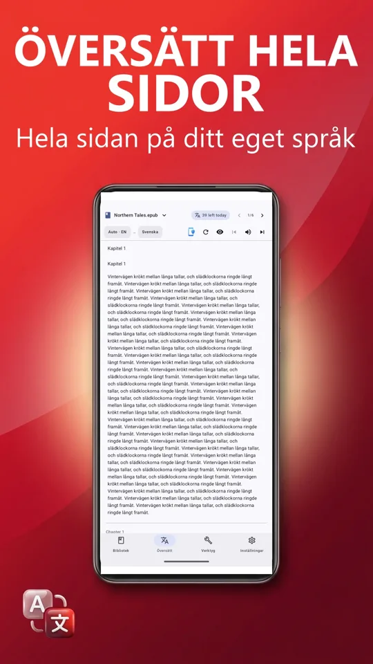 PDF-läsare: översätt och läs: skärmbild 4