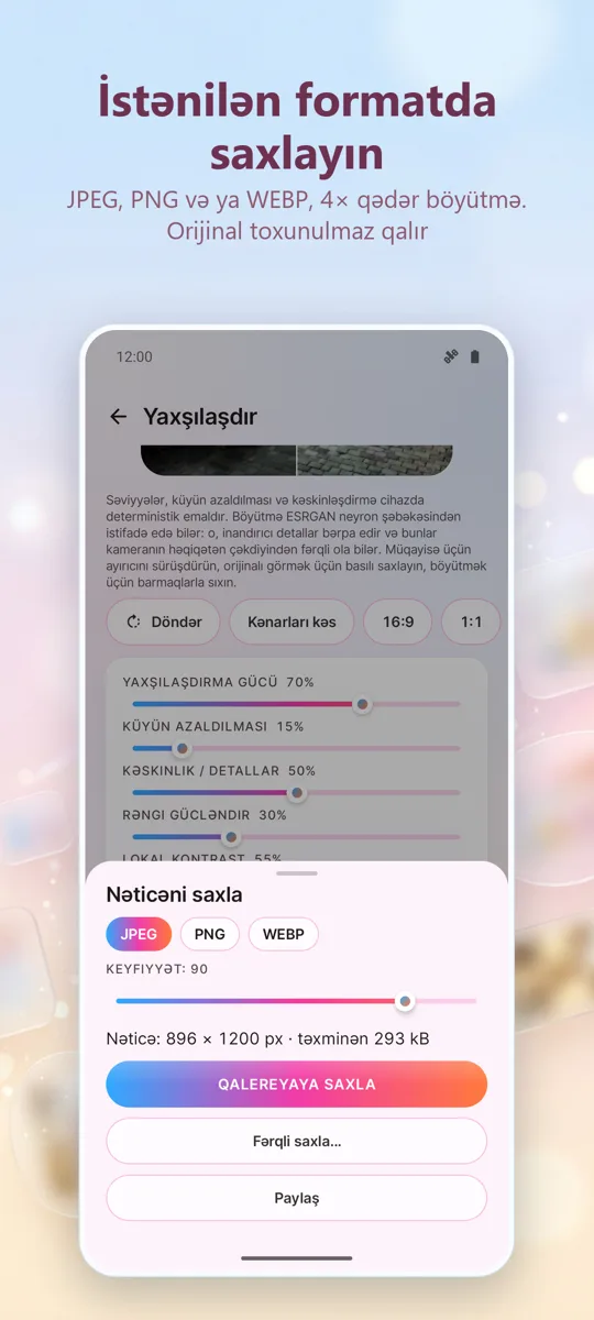 Foto Gücləndirici: ekran görüntüsü 4