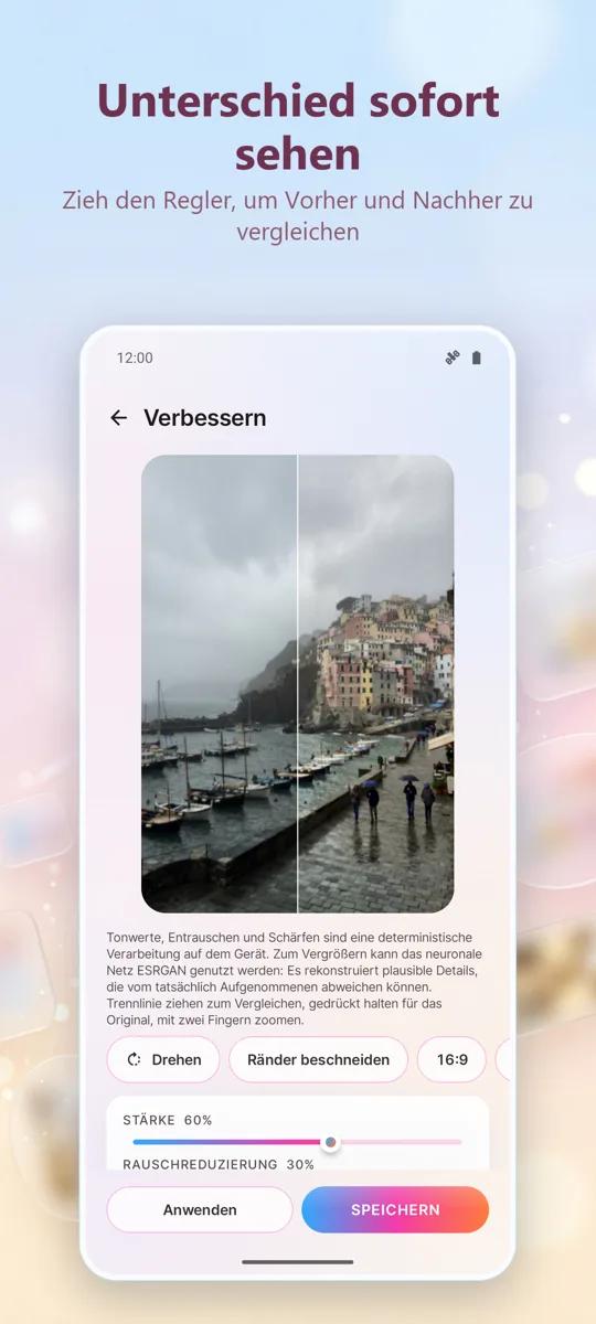 Fotos verbessern: Korrigieren: Screenshot 2