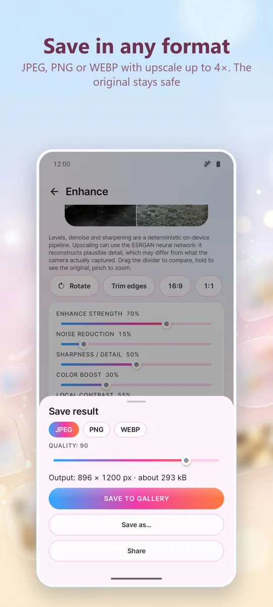 Photo Enhancer: Fix Photos: screenshot 4