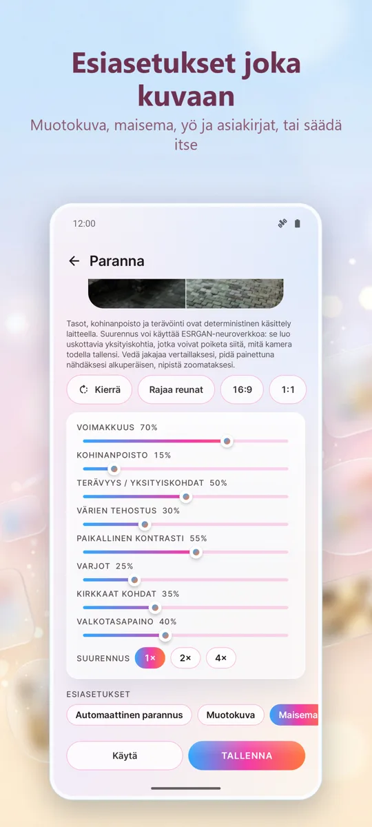 Kuvankäsittelijä: Korjaa kuvia: kuvakaappaus 3