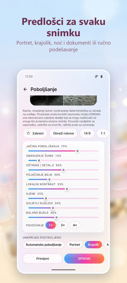 Poboljšaj Foto: Popravi Slike: snimka zaslona 3