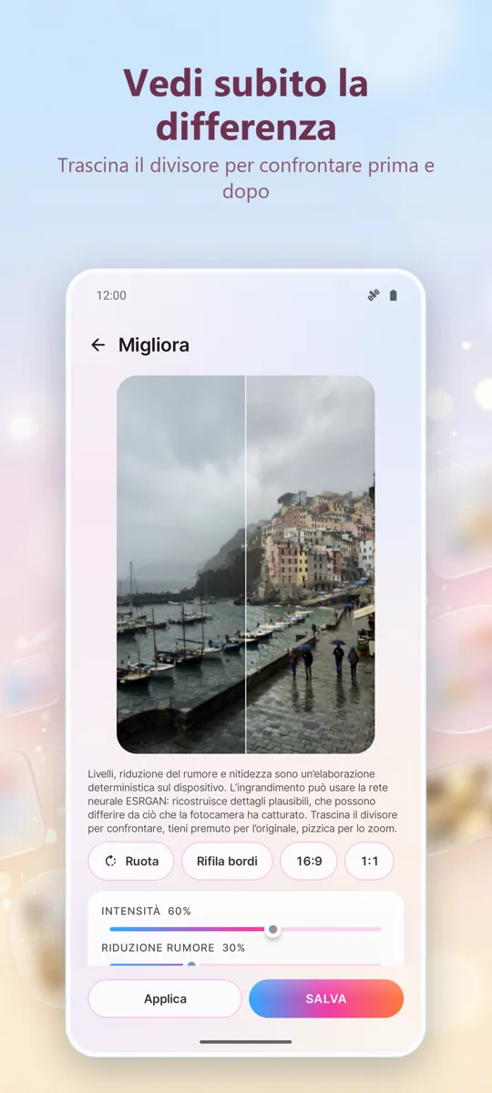 Migliora Foto: Correggi: screenshot 2