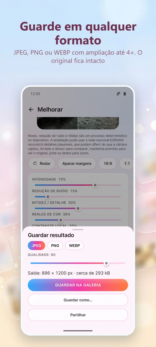 Melhorar Fotos: Corrigir: 