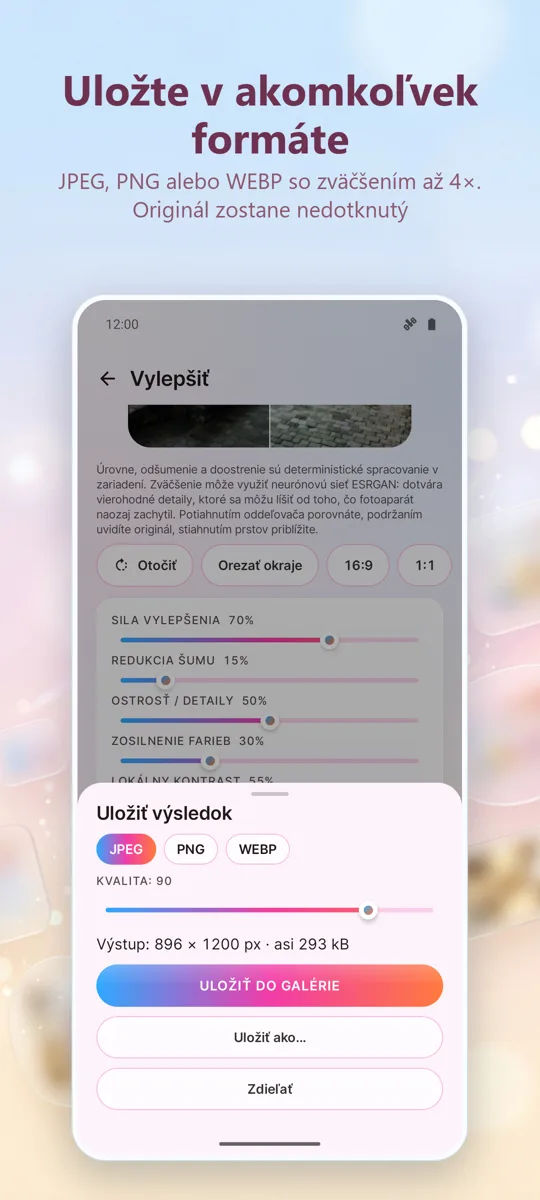 Vylepšenie fotiek: Opraviť: snímka obrazovky 4