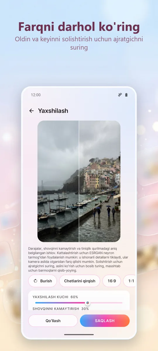 Foto yaxshilagich: skrinshot 2