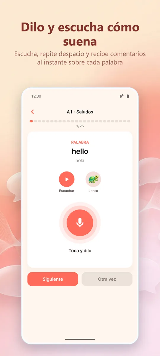 Entrenador de Pronunciación: 