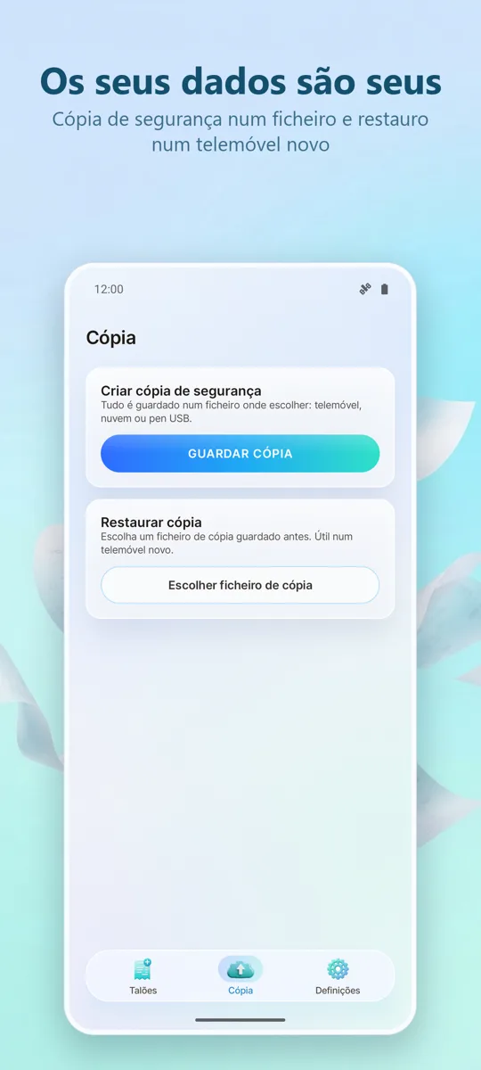 Leitor de Recibos: Despesas: 