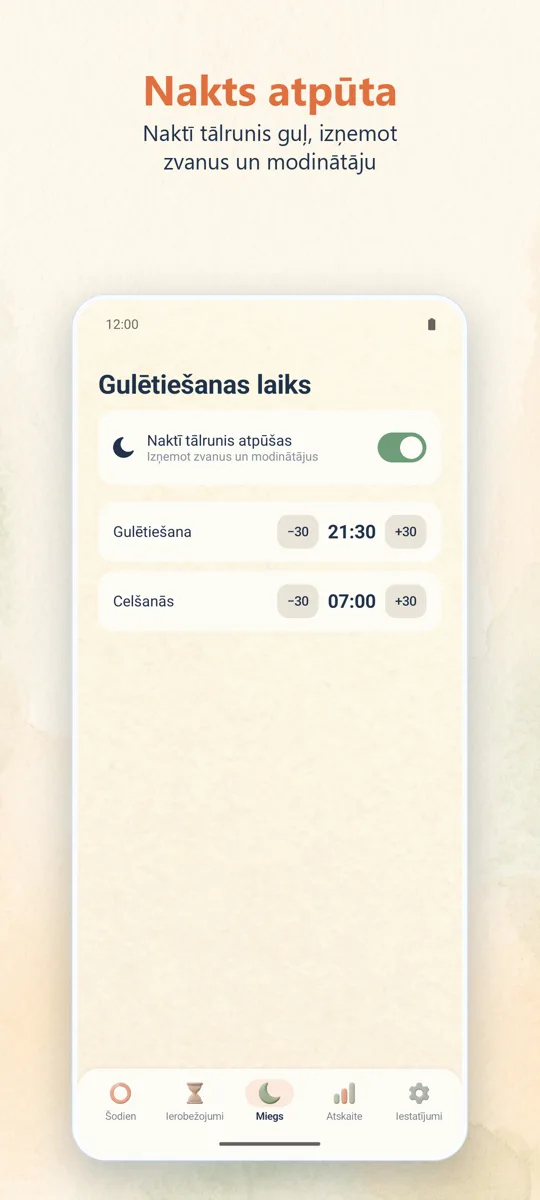 Vecāku kontrole: ekrānuzņēmums 3