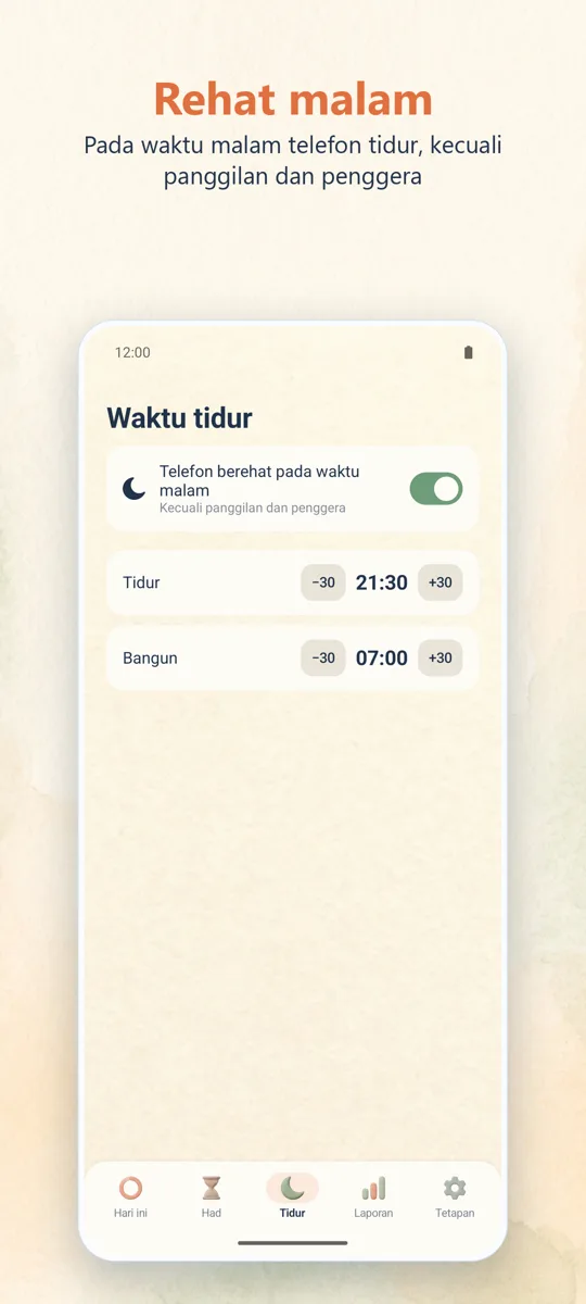 Kawalan Ibu Bapa: tangkapan skrin 3
