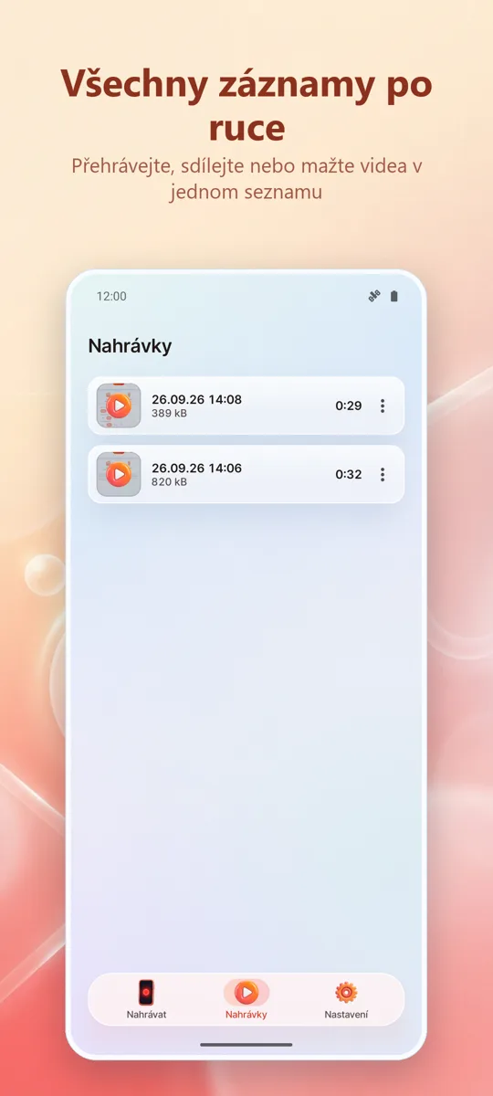 Screen Recorder: HD Záznam: snímek obrazovky 3