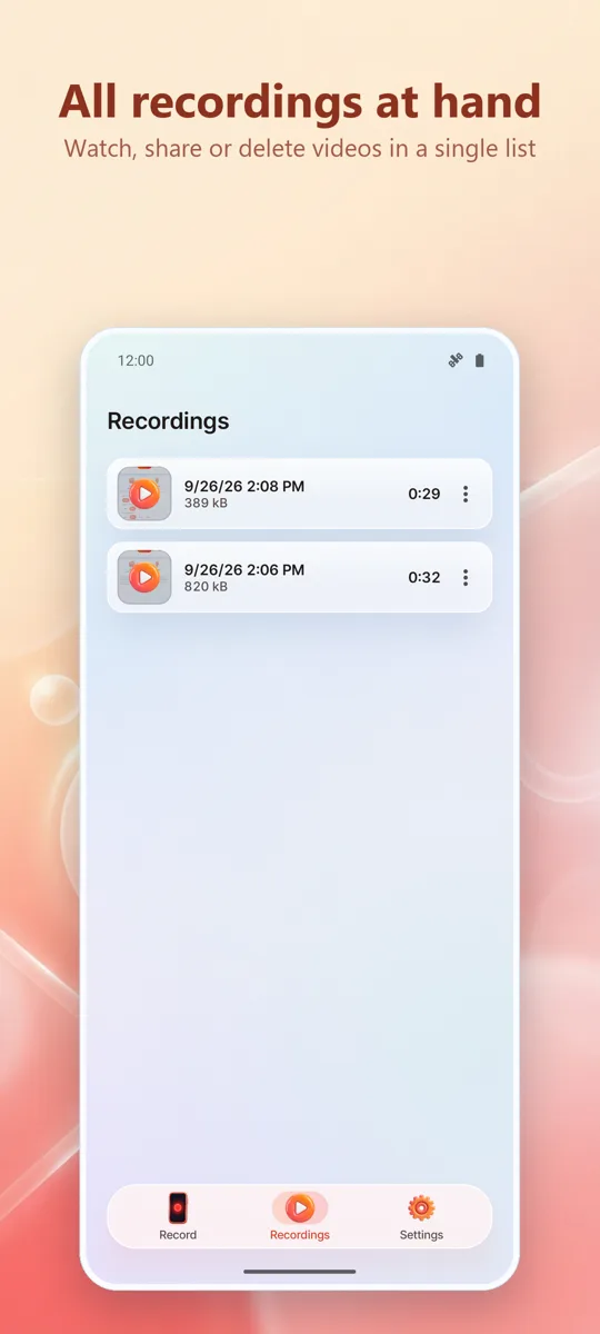 Screen Recorder: HD Record: screenshot 3