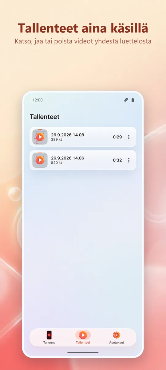 Näytön tallennin: HD-tallennus: kuvakaappaus 3