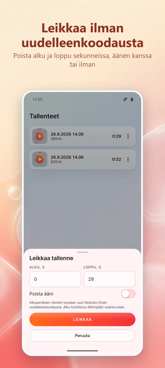 Näytön tallennin: HD-tallennus: kuvakaappaus 4
