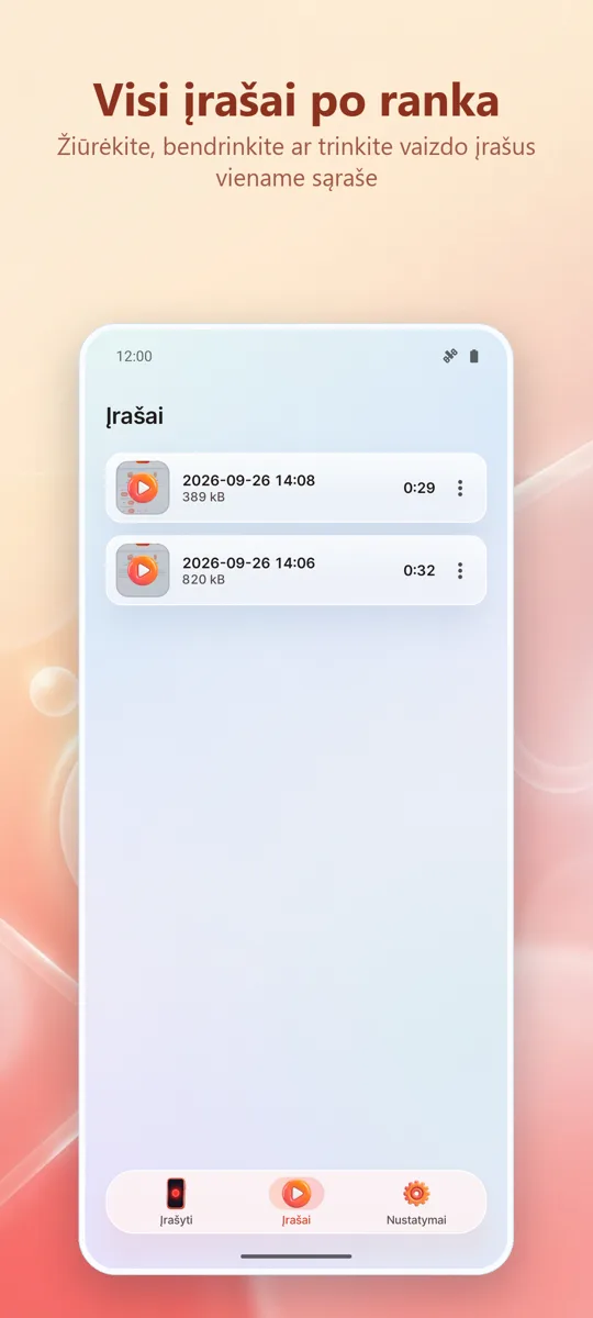 Ekrano įrašymas: HD įrašas: ekrano kopija 3
