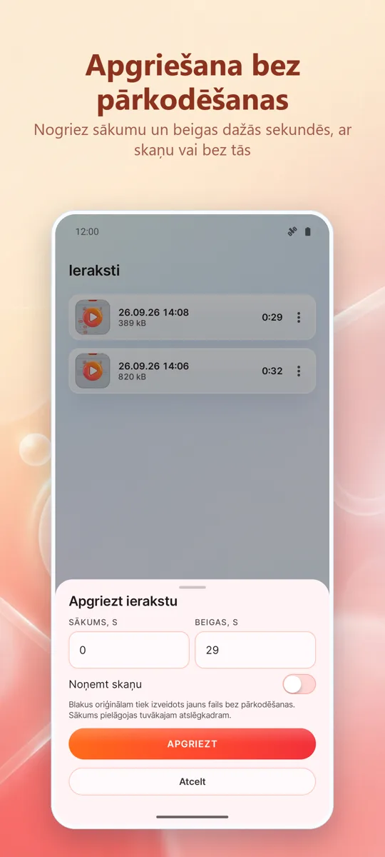 Ekrāna ierakstītājs: ekrānuzņēmums 4