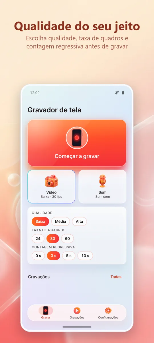Gravador Tela: HD Gravação: captura de tela 2