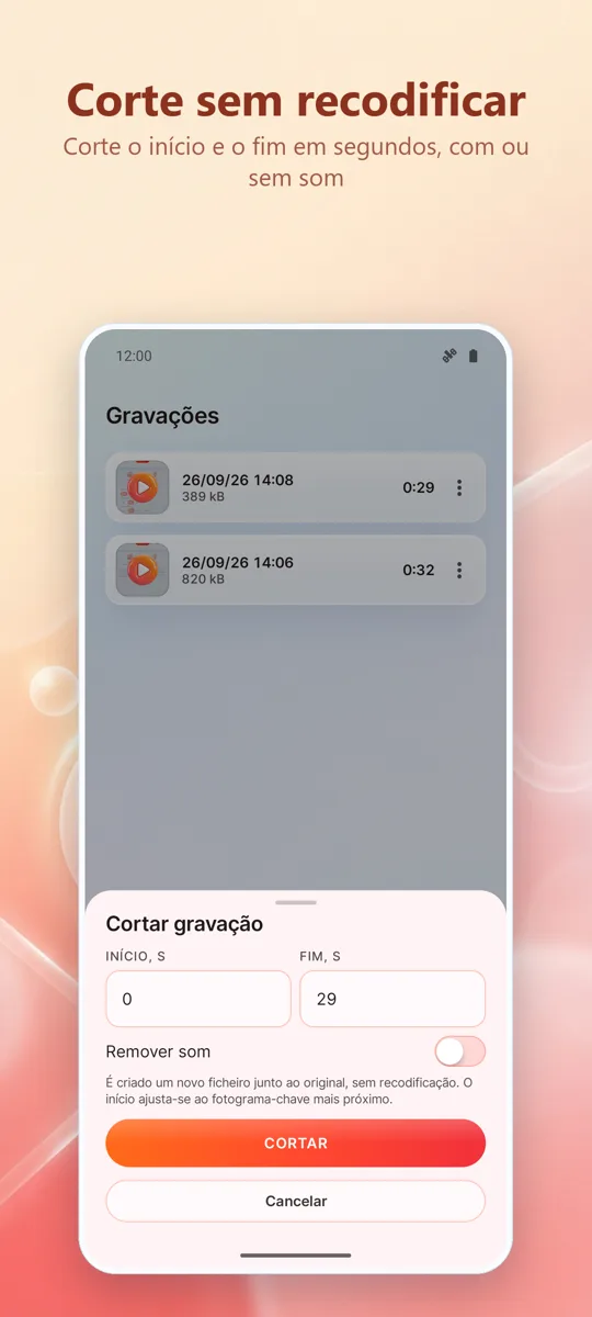Gravador de Ecrã: HD Record: captura de ecrã 4