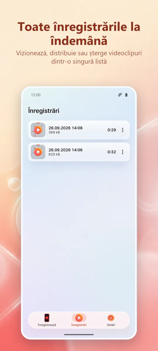 Screen Recorder: captură de ecran 3