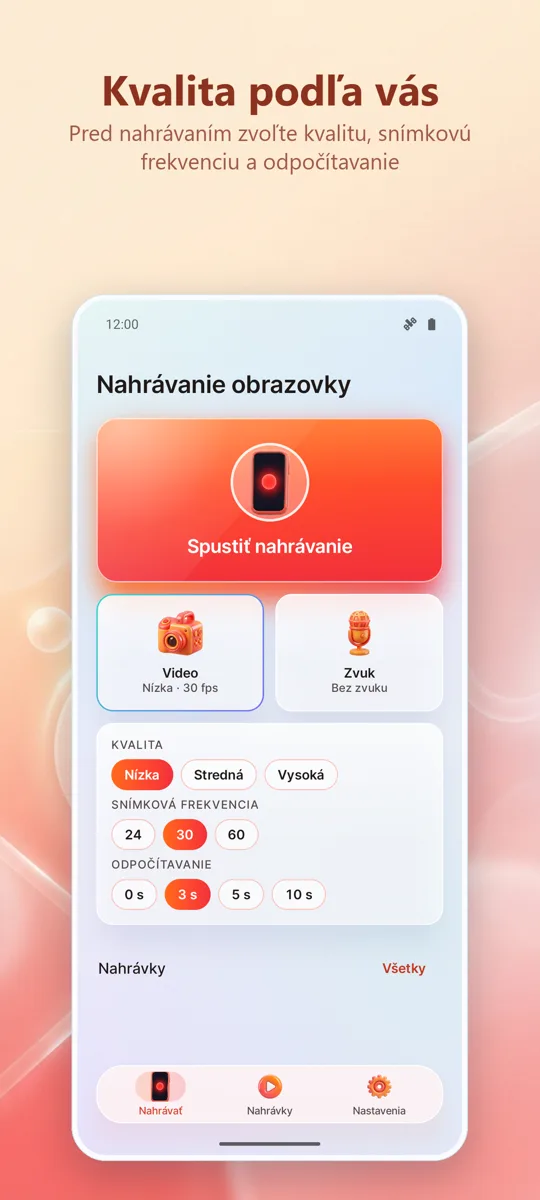 Screen Recorder: HD Záznam: 