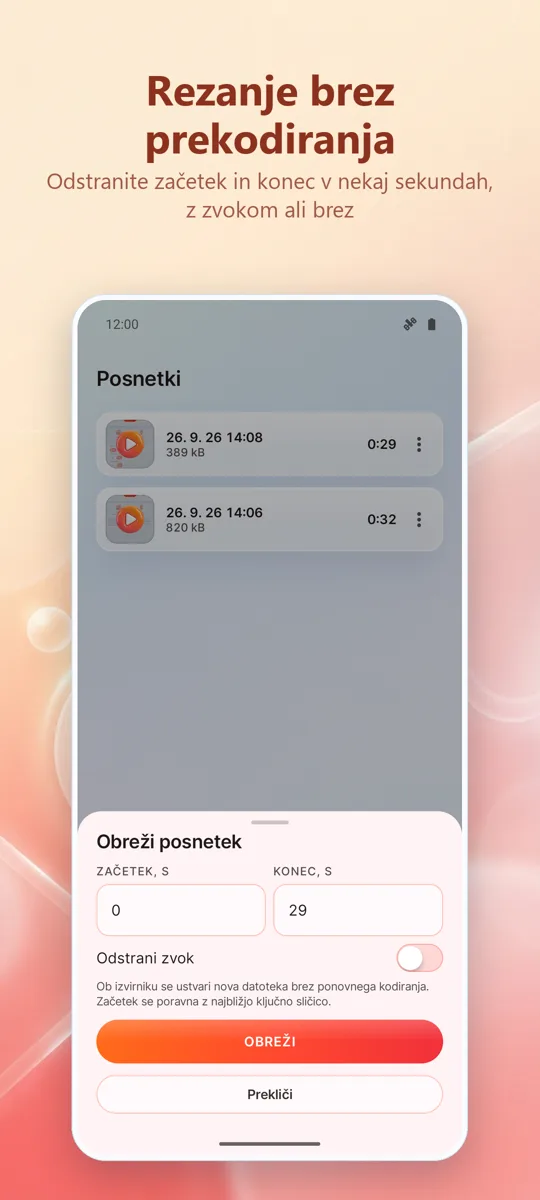 Snemalnik zaslona: HD snemanje: posnetek zaslona 4