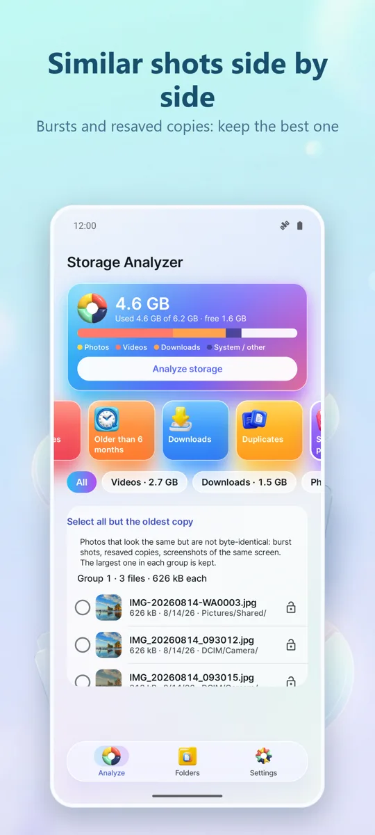 Storage Analyzer: Cleaner: screenshot 3