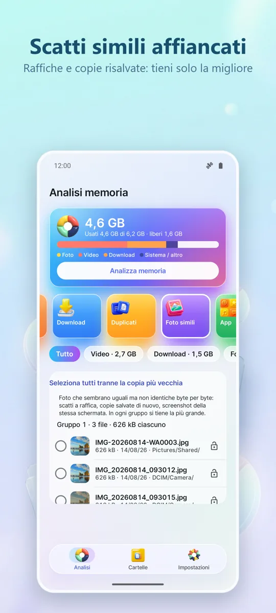 Analizzatore di Spazio: screenshot 3