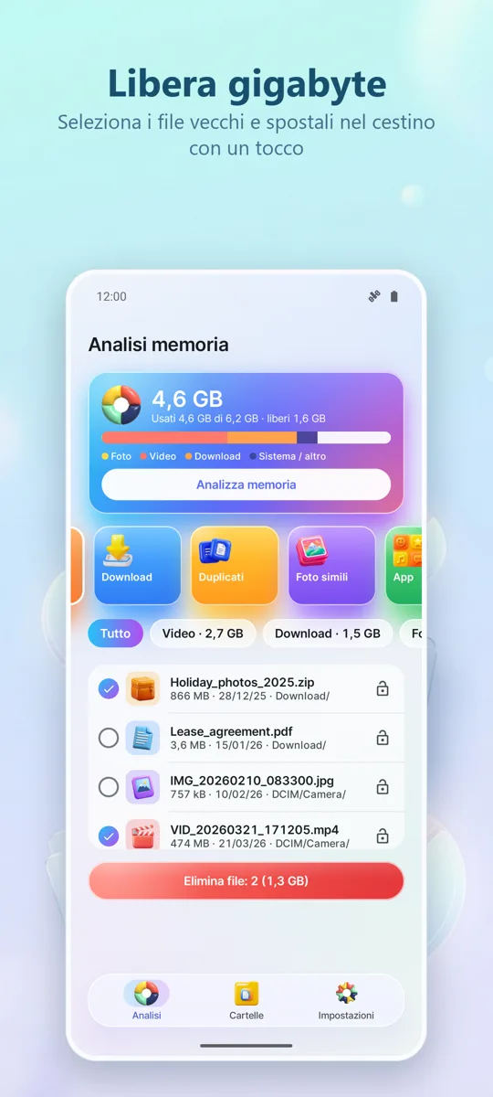 Analizzatore di Spazio: screenshot 4