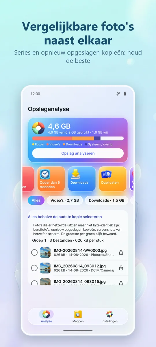 Opslaganalyse & Opschoner: schermafbeelding 3
