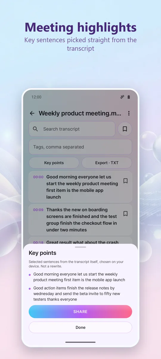 AI Transcription & Captions: screenshot 3
