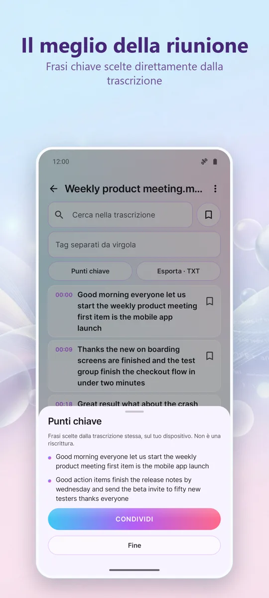 Trascrizione e Sottotitoli AI: screenshot 3