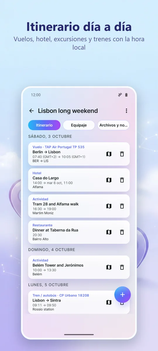 Organizador de Viajes: Plan.: captura de pantalla 2