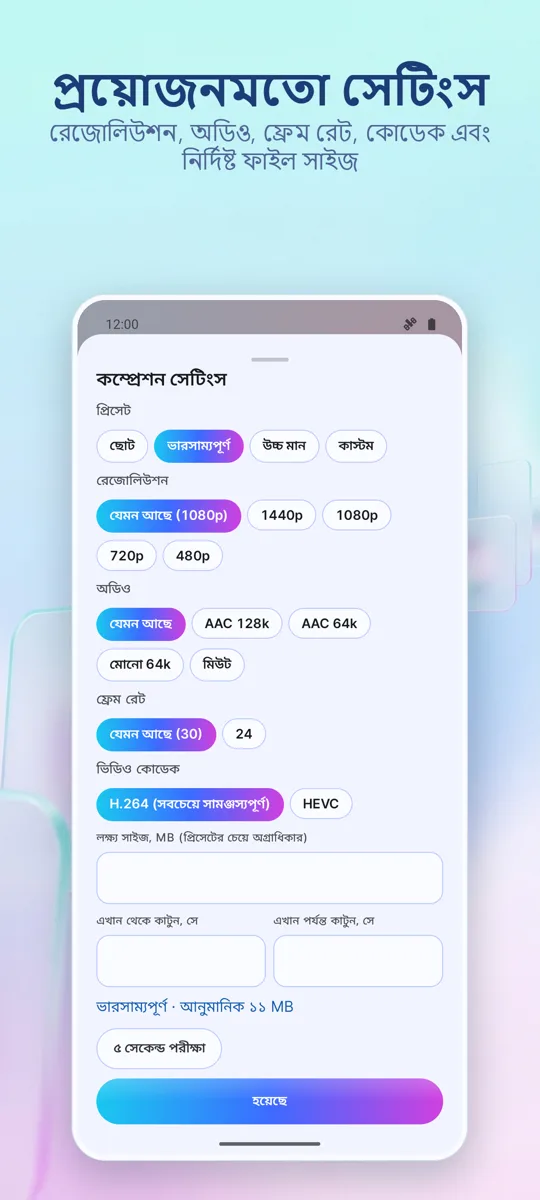 ভিডিও কম্প্রেসার: 