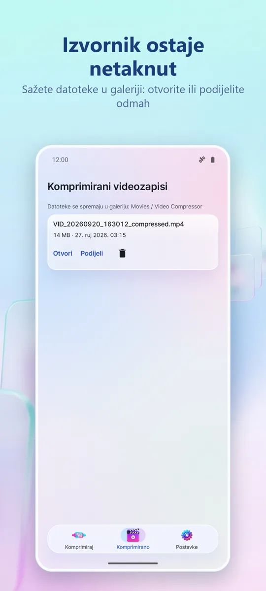 Video Compressor: snimka zaslona 4