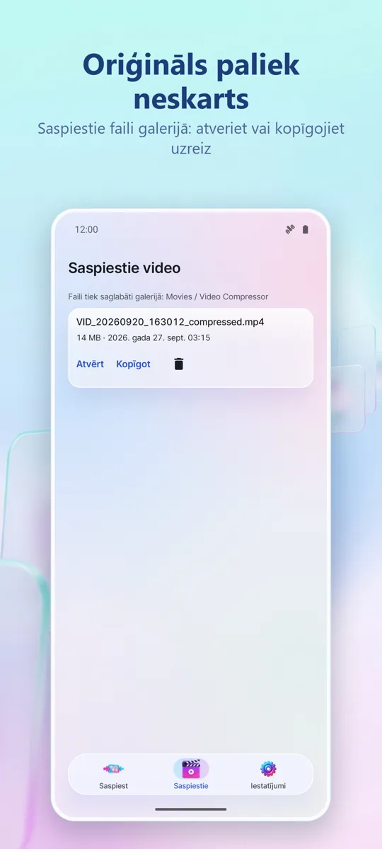 Video Compressor: ekrānuzņēmums 4