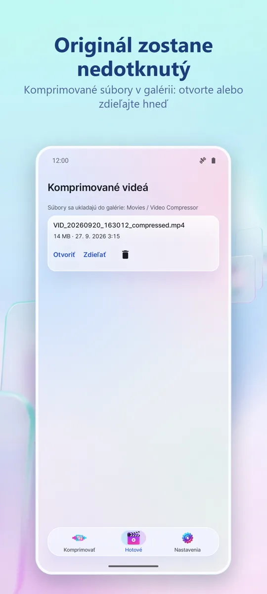Kompresor Videa: snímka obrazovky 4