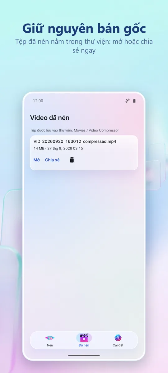 Nén Video: ảnh chụp màn hình 4