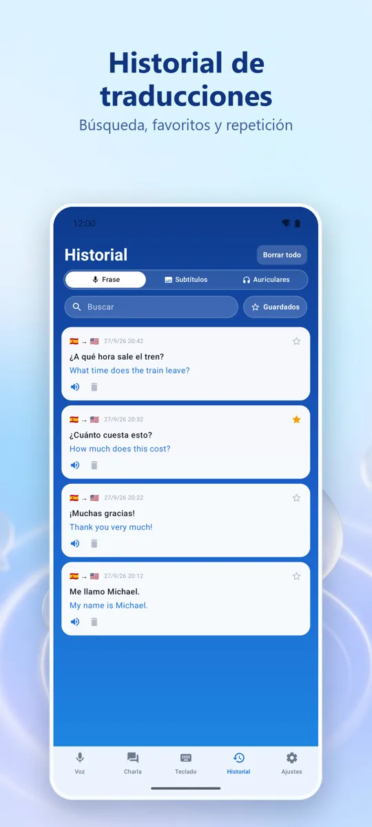 Voice Translate: captura de pantalla 4