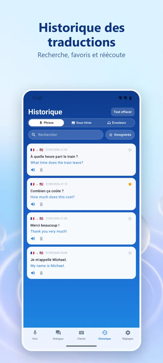 Voice Translate: capture d'écran 4
