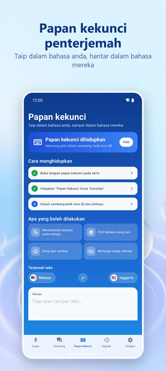 Voice Translate: tangkapan skrin 3