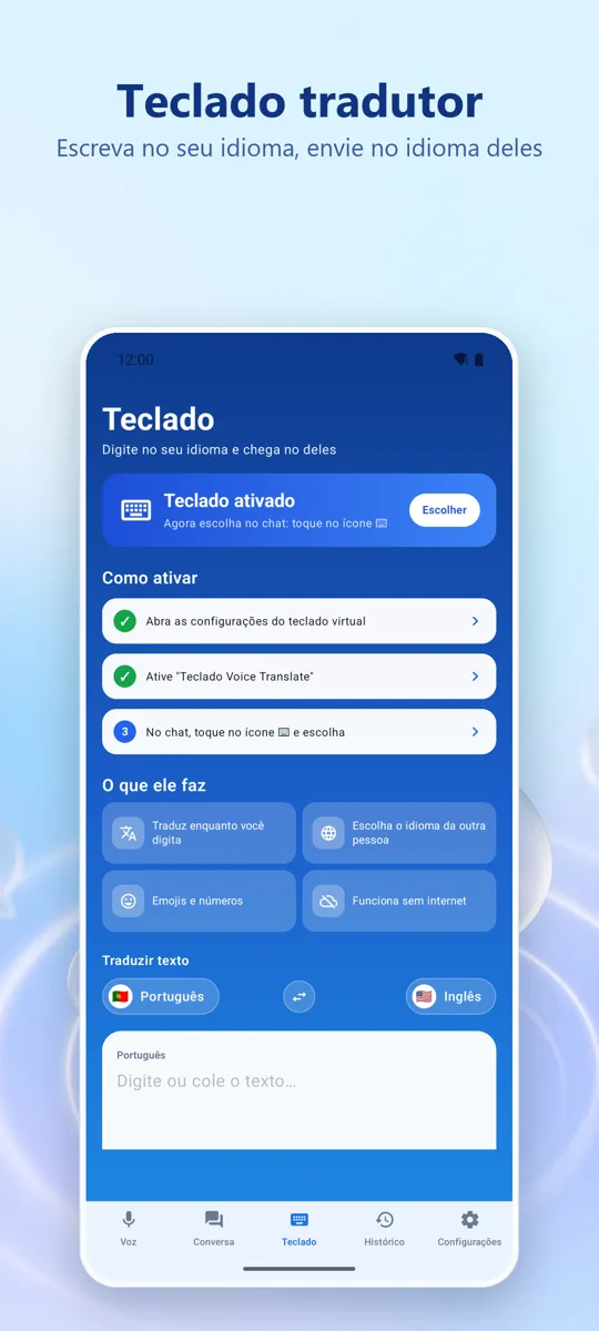 Voice Translate: captura de tela 3