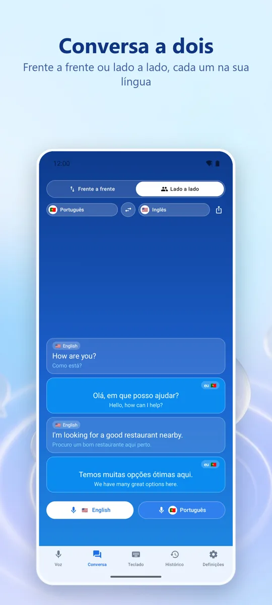 Voice Translate: captura de ecrã 2