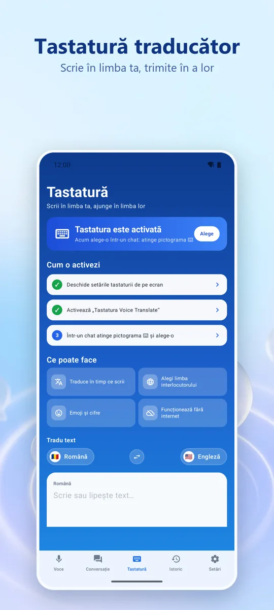 Voice Translate: captură de ecran 3