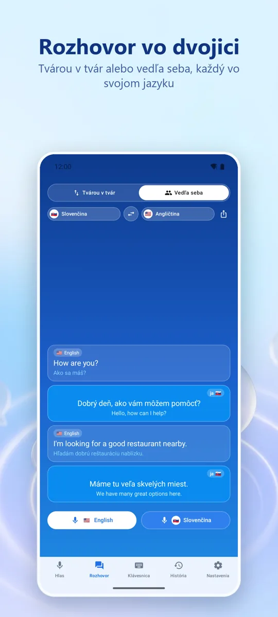 Voice Translate: snímka obrazovky 2