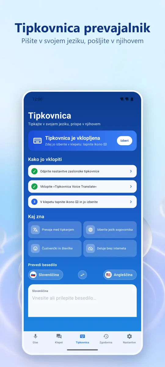 Voice Translate: posnetek zaslona 3